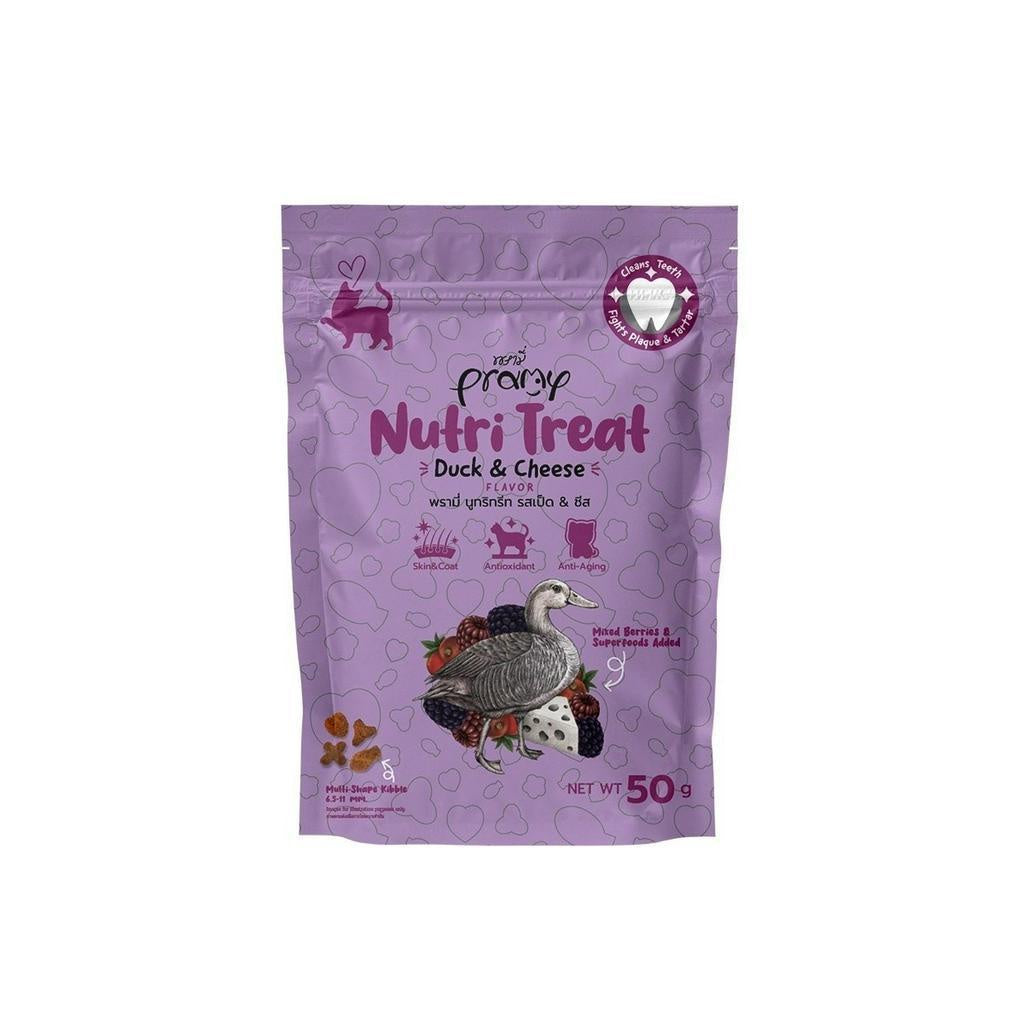 Pramy Nutri Treat ขนมขัดฟัน สำหรับแมว หอม ทานง่าย ขนาด 50 กรัม