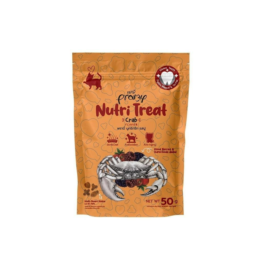 Pramy Nutri Treat ขนมขัดฟัน สำหรับแมว หอม ทานง่าย ขนาด 50 กรัม