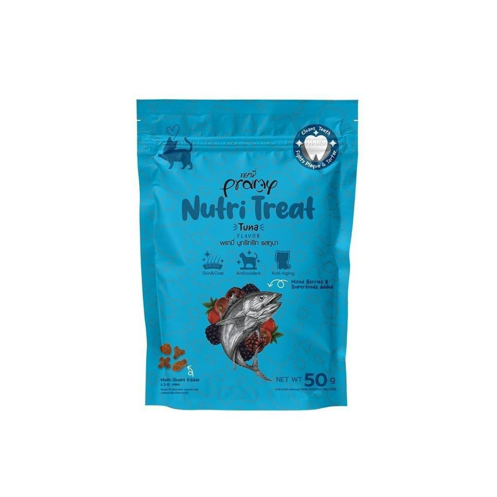 Pramy Nutri Treat ขนมขัดฟัน สำหรับแมว หอม ทานง่าย ขนาด 50 กรัม