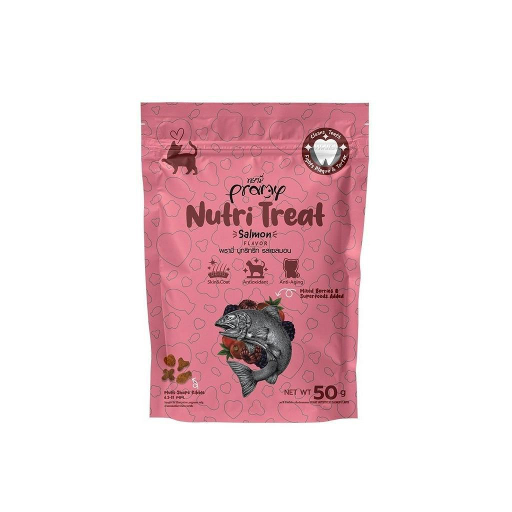 Pramy Nutri Treat ขนมขัดฟัน สำหรับแมว หอม ทานง่าย ขนาด 50 กรัม