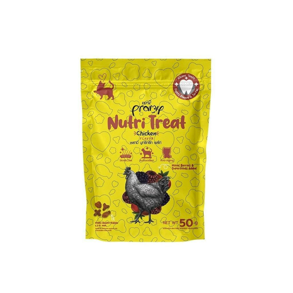 Pramy Nutri Treat ขนมขัดฟัน สำหรับแมว หอม ทานง่าย ขนาด 50 กรัม